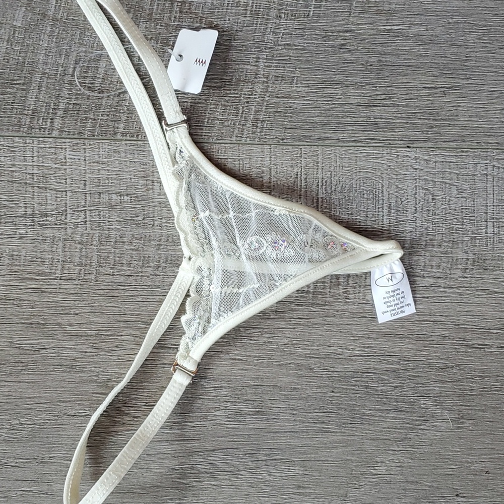 NWT Wicked Weasel hipster sequence lace knicker. Size Medium
